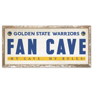 Golden State Warriors Fancave Signs 8 x 17