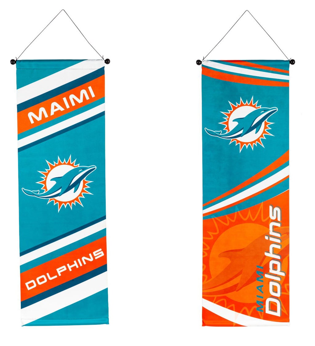 Miami Dolphins Dowel Banners