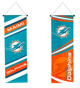 Miami Dolphins Dowel Banners