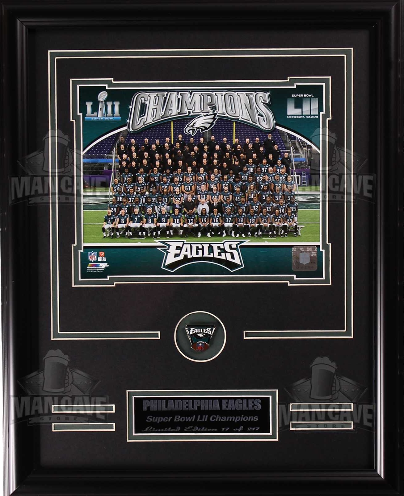 Philadelphia Eagles Super Bowl Frame with Pin Medium Frames