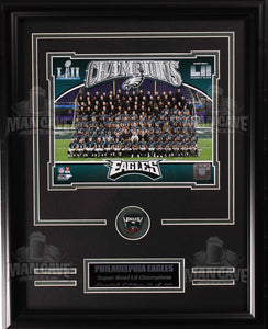 Philadelphia Eagles Super Bowl Frame with Pin Medium Frames