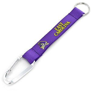 East Carolina University Carabiner Keychains