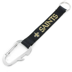 New Orleans Saints Carabiner Keychains