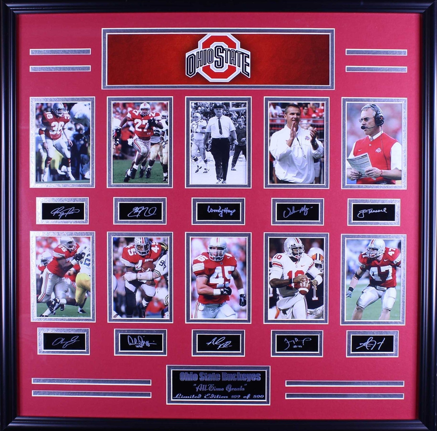 Ohio State Buckeyes All Time Greats Frames