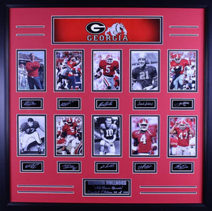 Georgia Bulldogs All Time Greats Frames