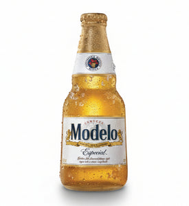 Modelo Bottle Shaped Embossed Metal Signs