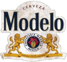 Modelo Seal Shaped Embossed Metal Signs