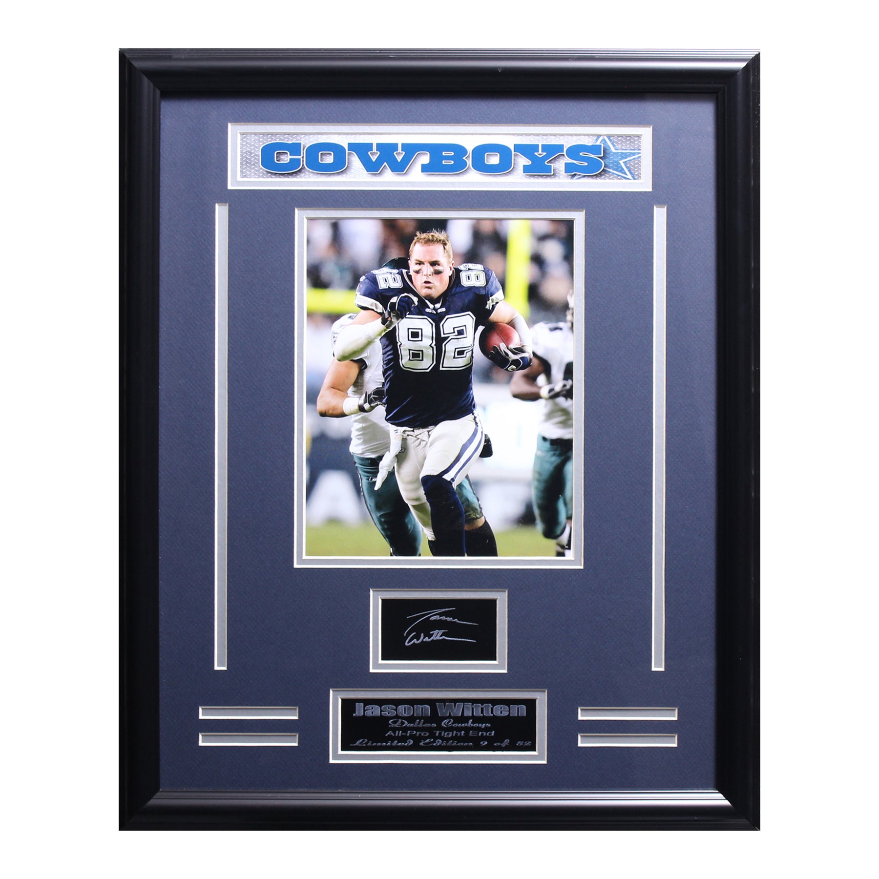 Dallas Cowboys Jason Witten Engraved Signature Medium Frames