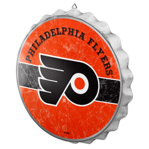 Philadelphia Flyers Distressed Bottle Cap Signs