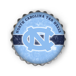 North Carolina Tar Heels Distressed Bottle Cap Signs