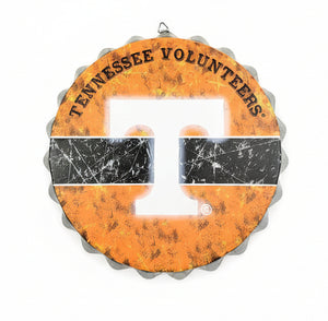 Tennessee Volunteers Distressed Bottle Cap Signs