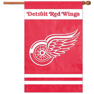 Detroit Red Wings Embroidered Banner House Flag