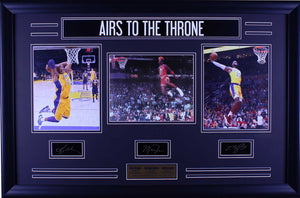 Airs to the Throne Kobe Bryant Michael Jordan LeBron James Large Frames