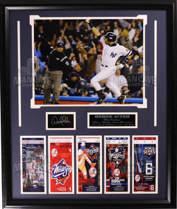 New York Yankees Derek Jeter 5 Time World Series Large Frames