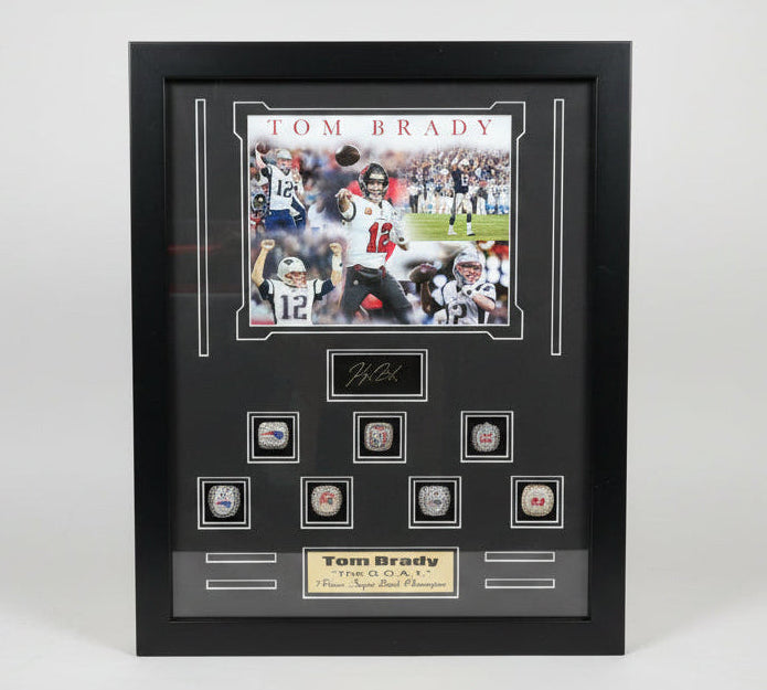 Tom Brady 7 Ring Frames