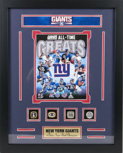 New York Giants All-Time Greats Ring Frames