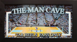 North Carolina Tar Heels Man Cave Frames
