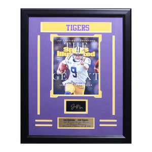 LSU Tigers Joe Burrow Signature Medium Frames