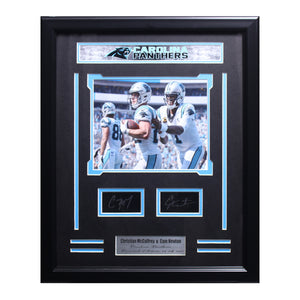 Carolina Panthers Christian McCaffrey & Cam Newton Medium Frames