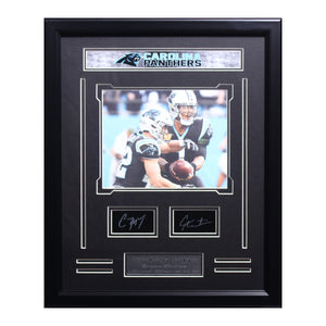Carolina Panthers McCaffrey and Newton Frame Medium Frames