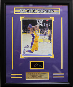 Los Angeles Lakers Black Mamba Dunking Kobe Bryant Medium Frames