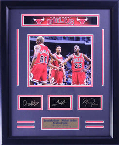 Chicago Bulls Michael Jordan Dennis Rodman & Scottie Pippen Medium Frames