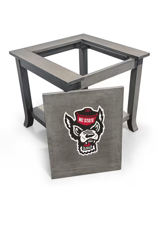 North Carolina State Wolfpack Game Day Side Table