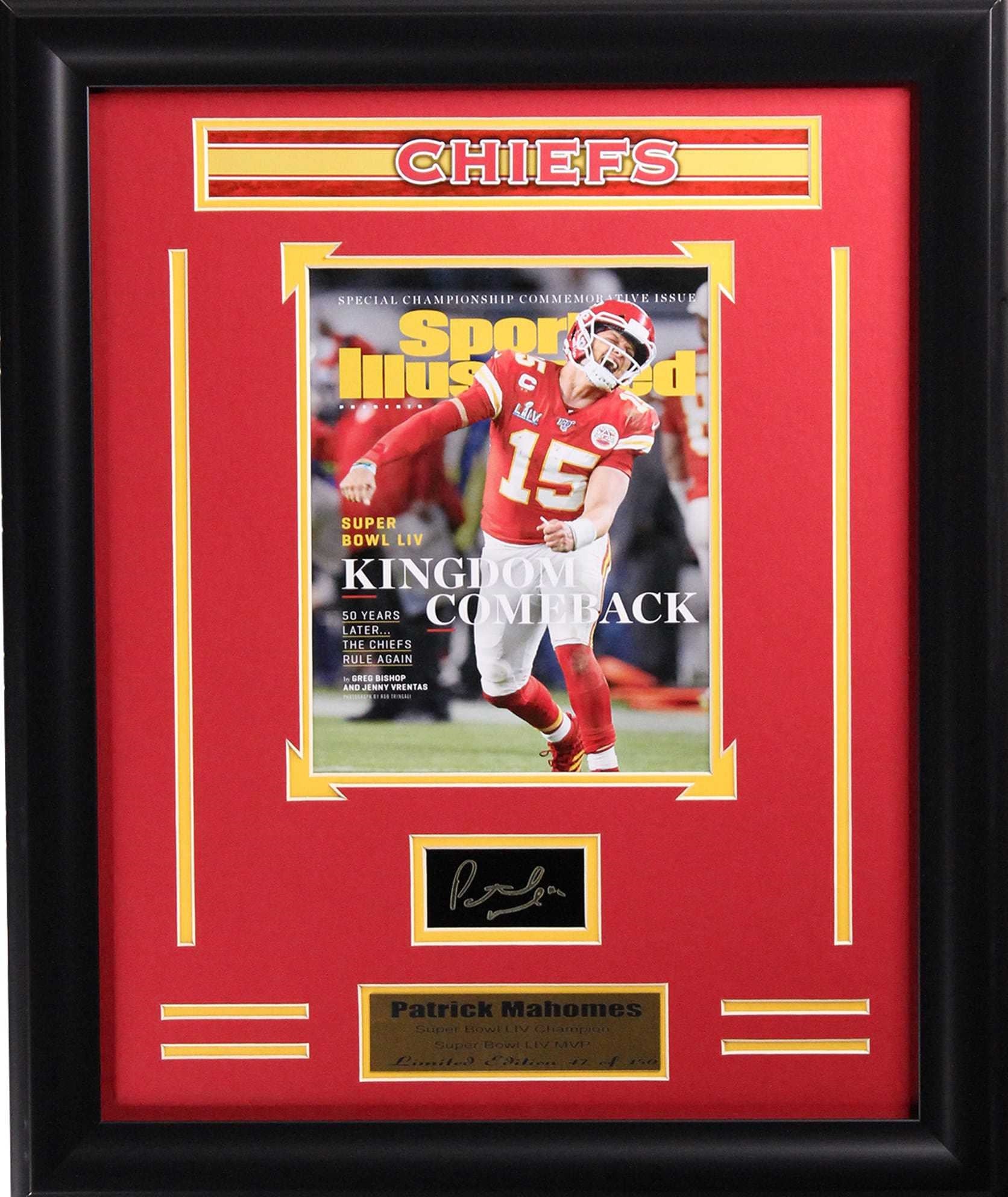 Kansas City Chiefs Patrick Mahomes Medium Frames