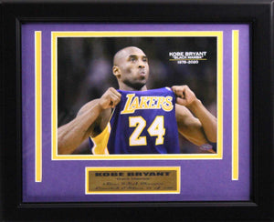 Los Angeles Lakers Kobe Bryant Black Mamba Small Frames