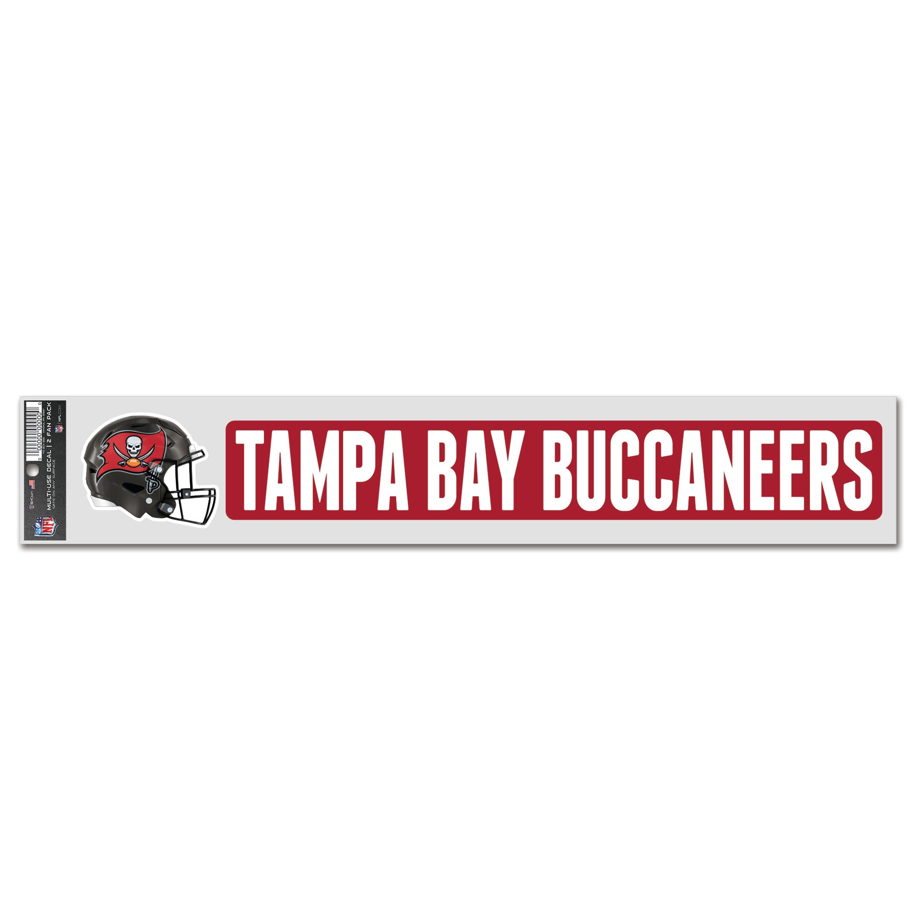 Tampa Bay Buccaneers Sports Decal Multi Used 2 Fan Pack