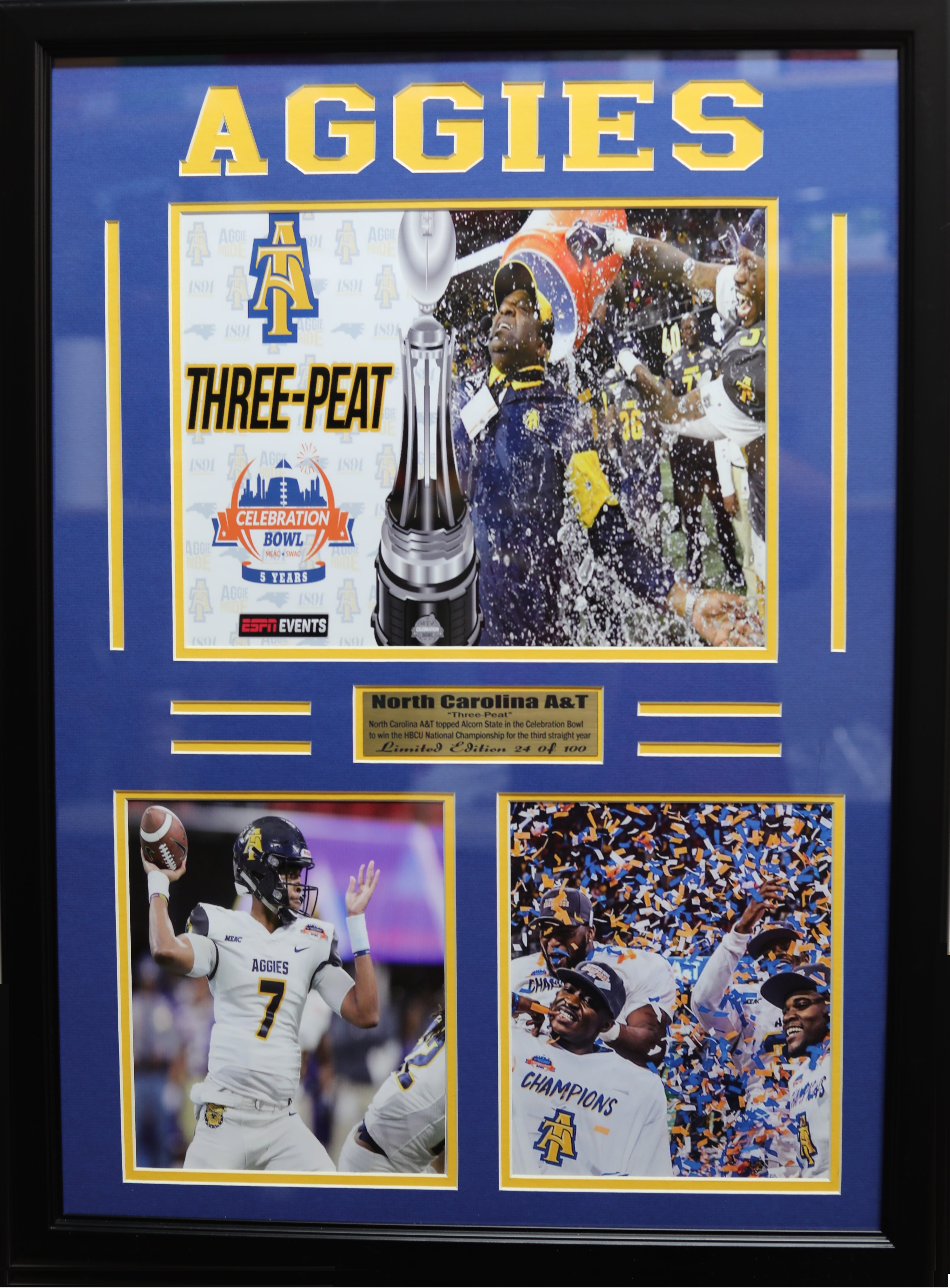 North Carolina A&T Aggies Champ Frame Large Frames