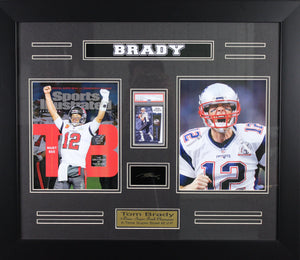 New England Patriots Tom Brady Rookie Card Large Frames