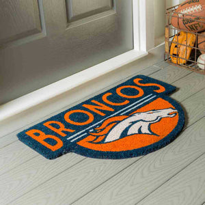 Denver Broncos Shape Coir Mats