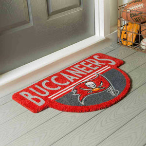 Tampa Bay Buccaneers Shape Coir Mats