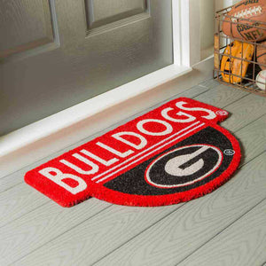 Georgia Bulldogs Shape Coir Mats