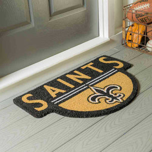 New Orleans Saints Shape Coir Mats