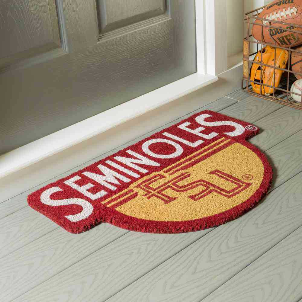 Florida State Seminoles Shape Coir Mats