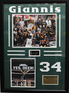 Milwaukee Bucks Giannis Antetokounmpo Champion 2021 Large Frames