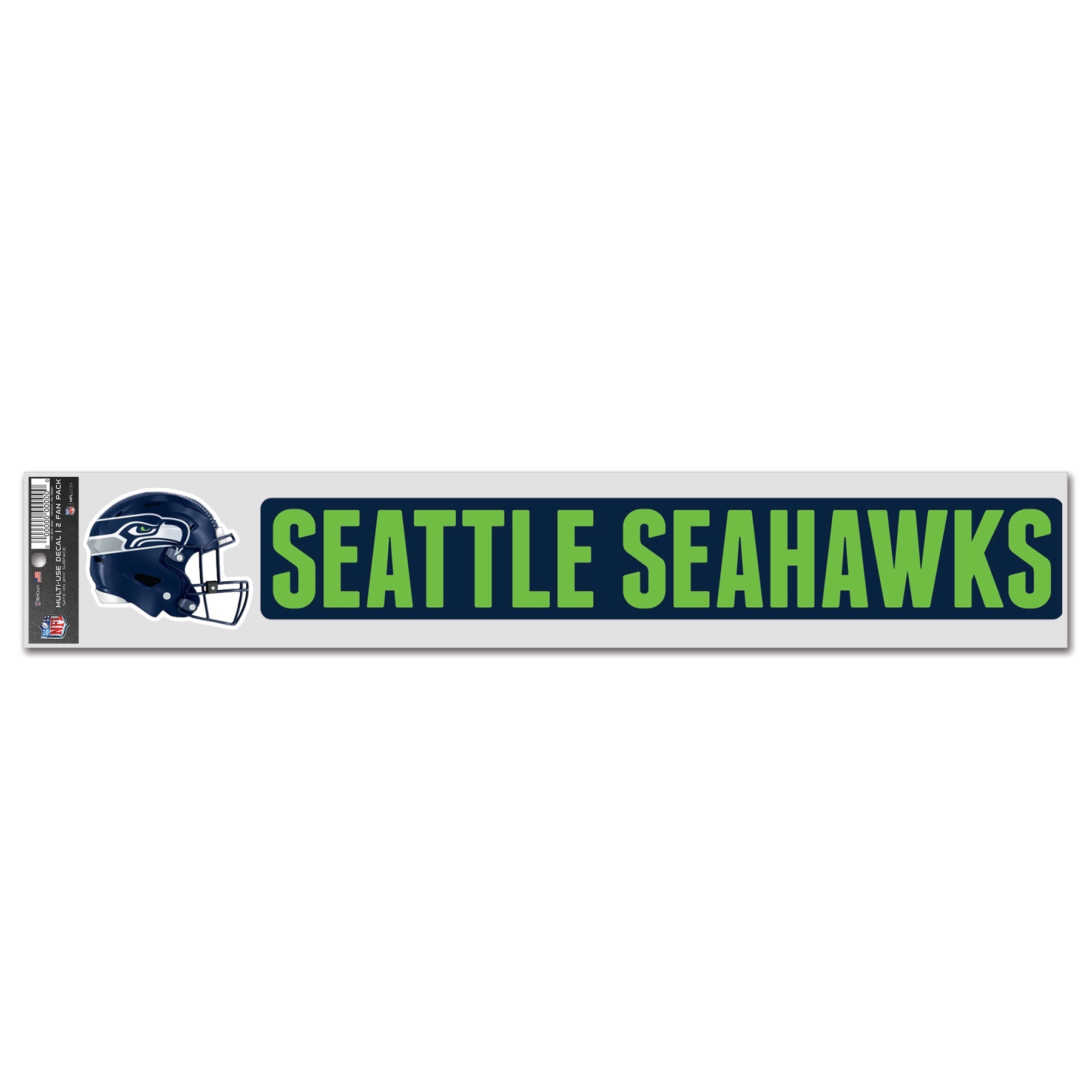 Seattle Seahawks Sports Decal Multi Used 2 Fan Pack