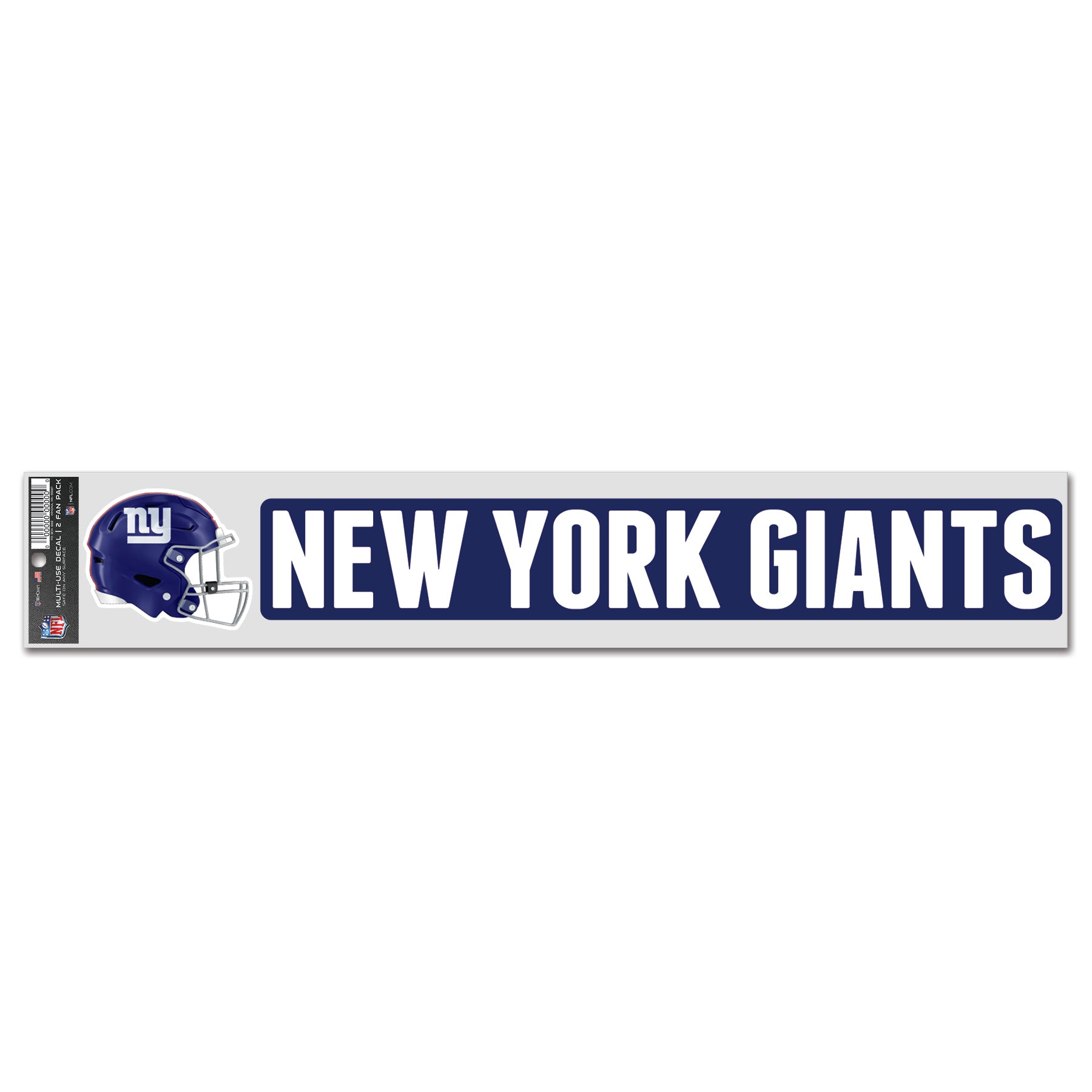 New York Giants Sports Decal Multi Used 2 Fan Pack