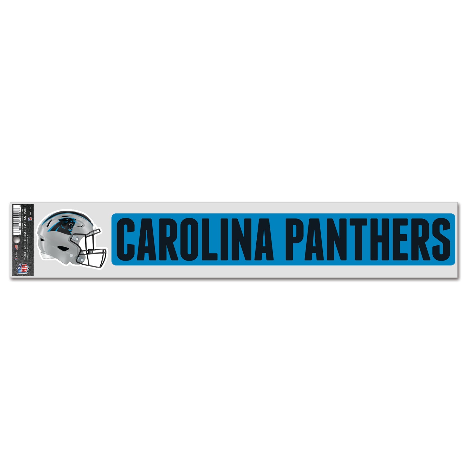 Carolina Panthers Sports Decal Multi Used 2 Fan Pack