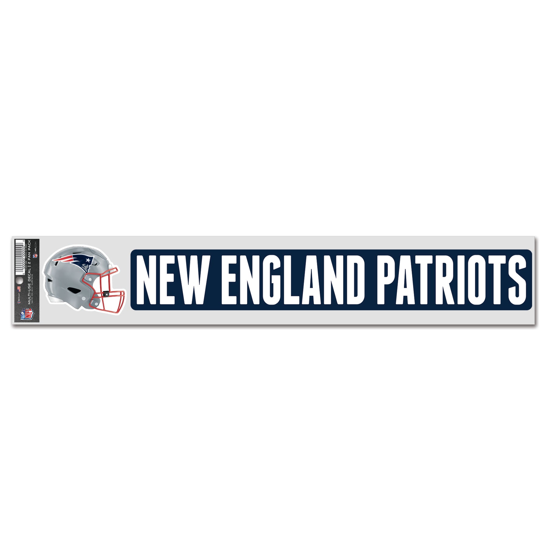 New England Patriots Sports Decal Multi Used 2 Fan Pack
