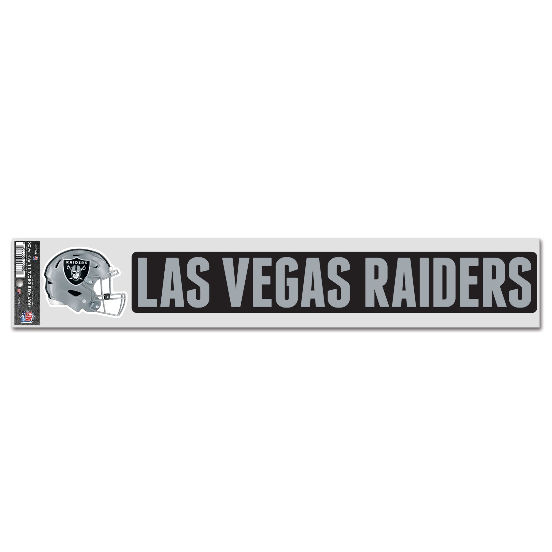 Las Vegas Raiders Sports Decal Multi Used 2 Fan Pack