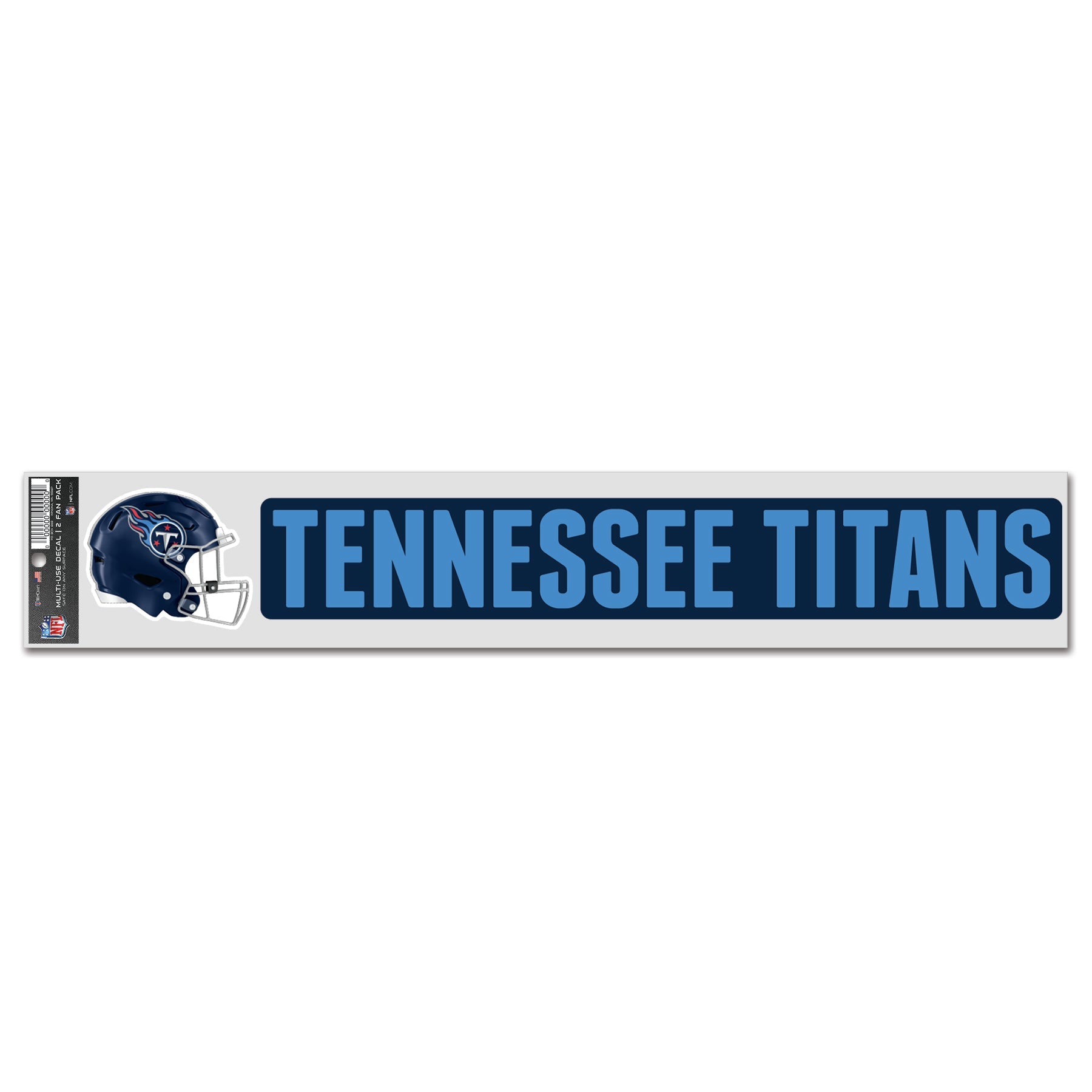 Tennessee Titans Sports Decal Multi Used 2 Fan Pack