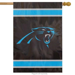 Carolina Panthers Embroidered Banner House Flag
