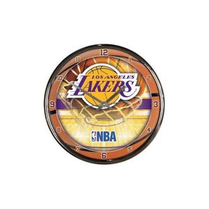 Los Angeles Lakers Chrome Clocks