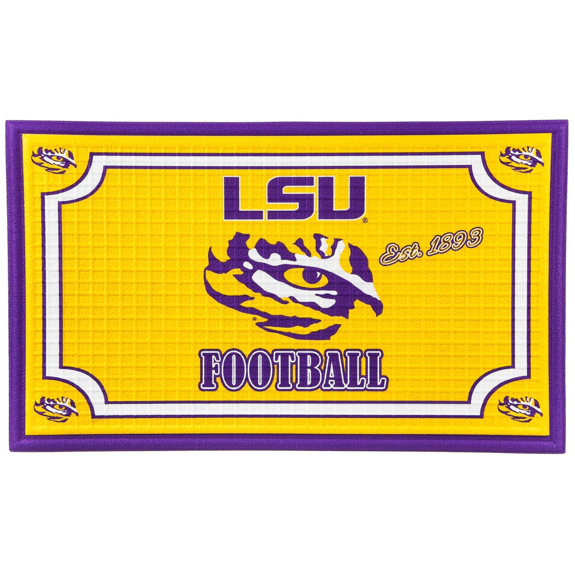 LSU Tigers Embossed Door Mats