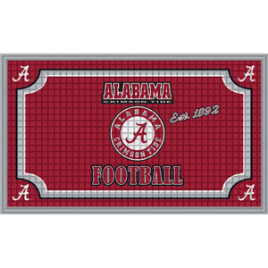 Alabama Crimson Tide Embossed Door Mats
