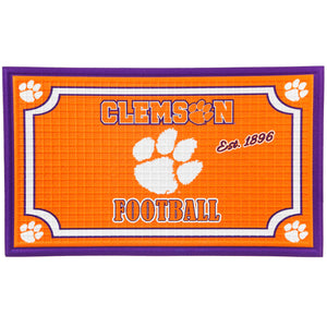 Clemson Tigers Embossed Door Mats