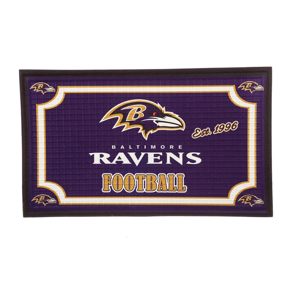 Baltimore Ravens Embossed Door Mats